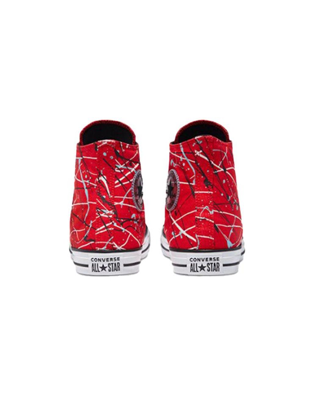 Converse Red Archive Paint Splatter Chuck Taylor All Star for men