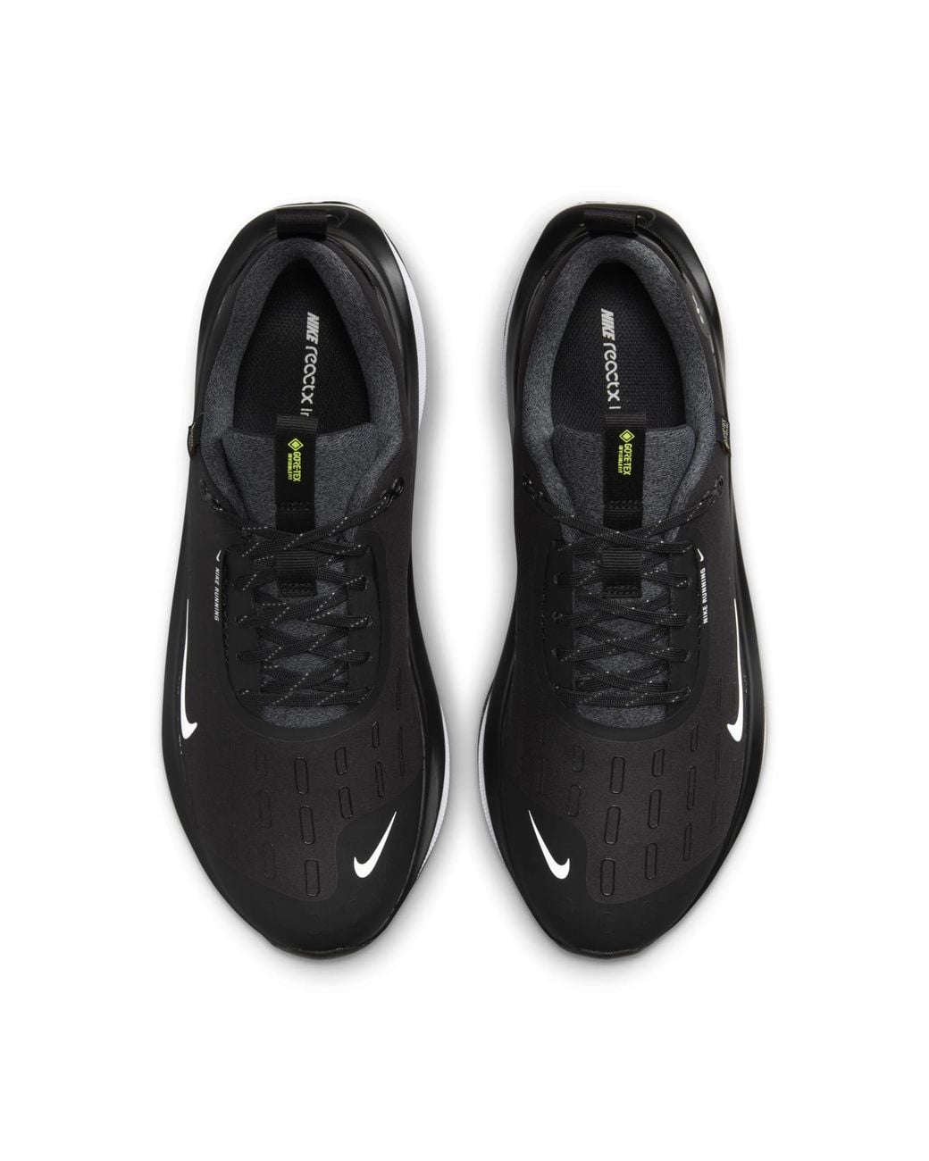 nike black shoes white tick