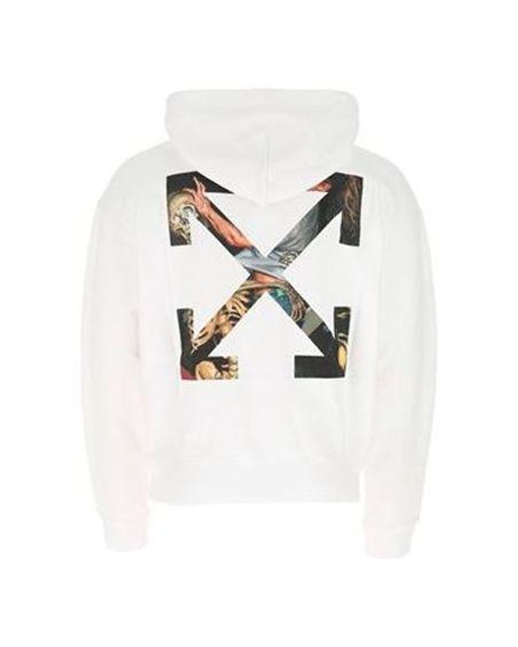 Off-White c/o Virgil Abloh White Pullovers Long Sleeve Cotton Logo Sweatshirt for men