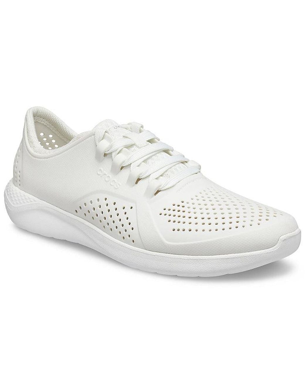 CROCSTM White Literide Shoes 'Triple Whtie' for men
