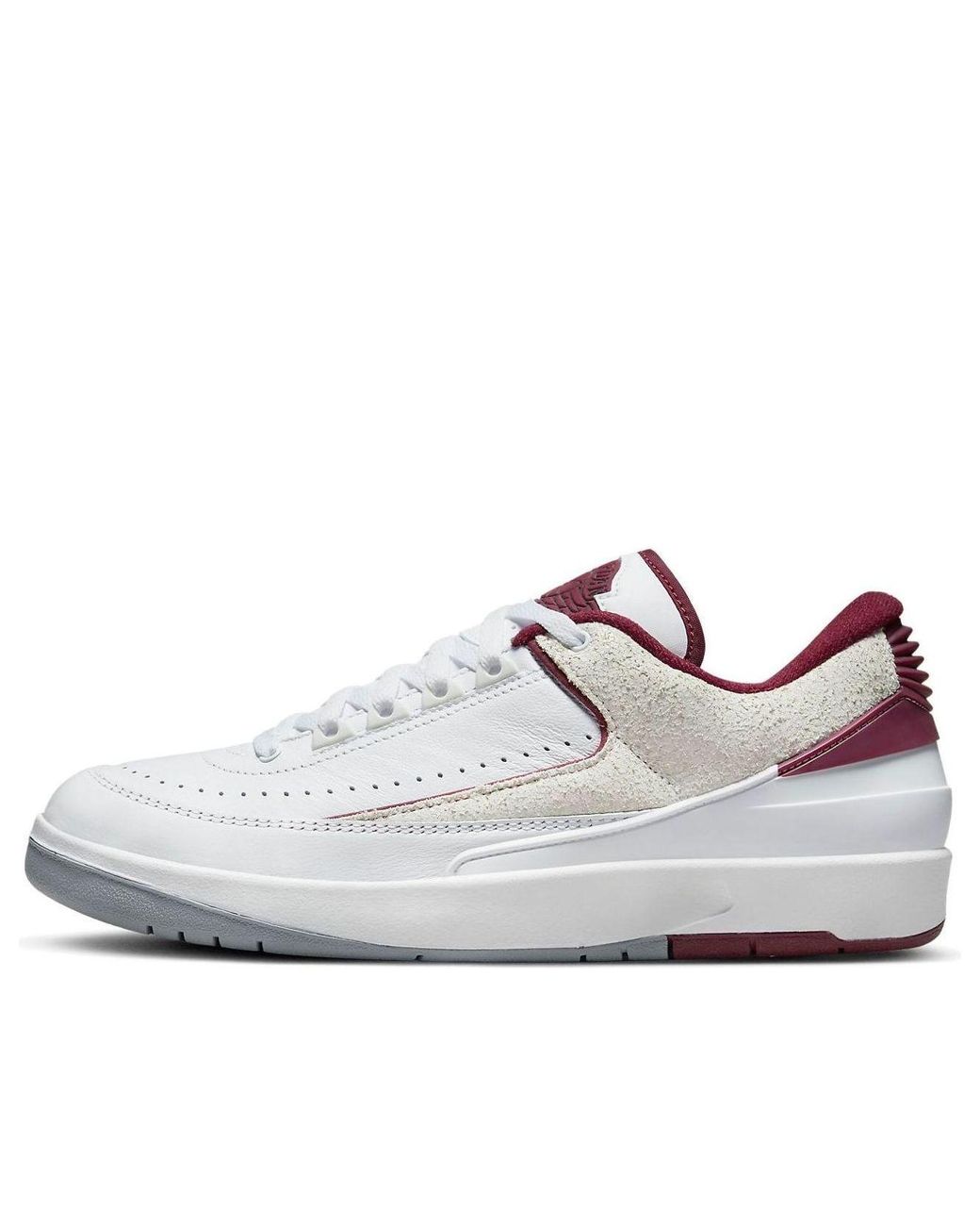 Nike White Jordan 2 Retro Low Cherrywood for men