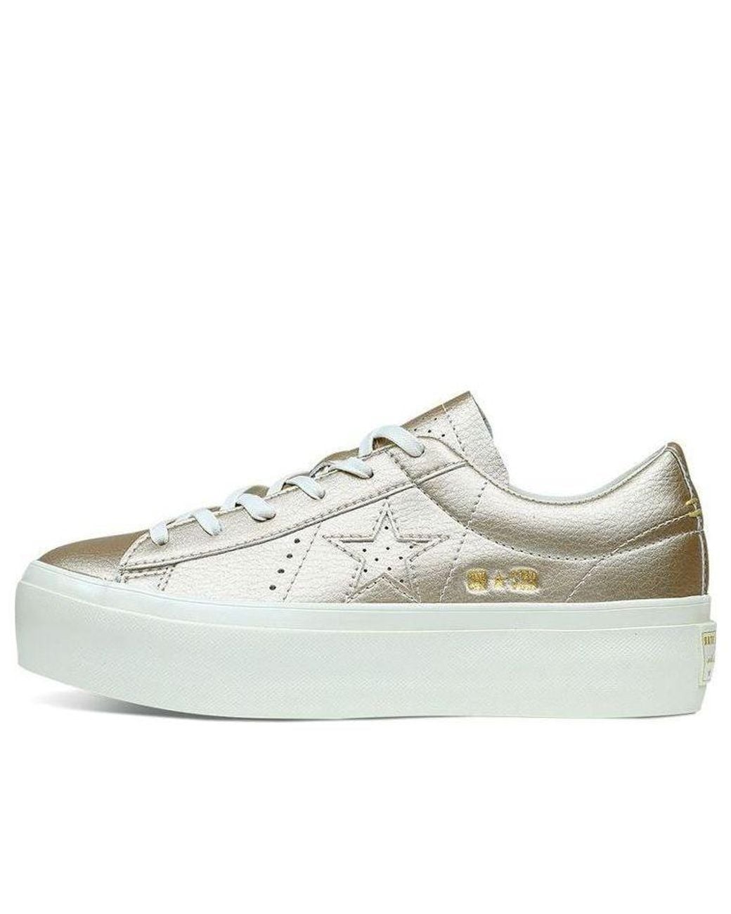 Converse White (Wmns) One Star Platform Ox