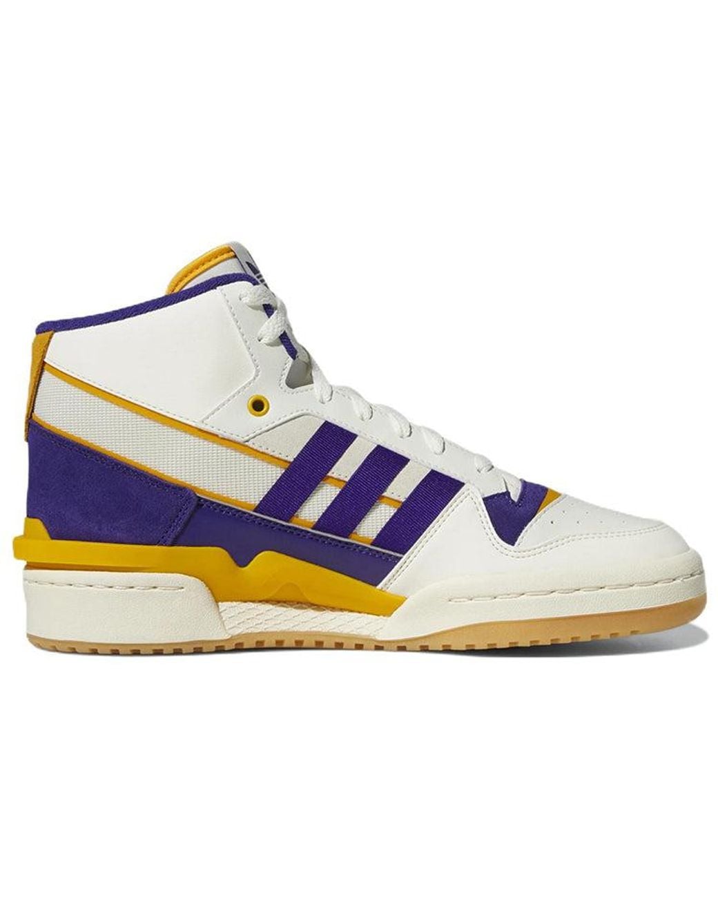 Adidas Blue Originals Forum Exhibit Mid for men