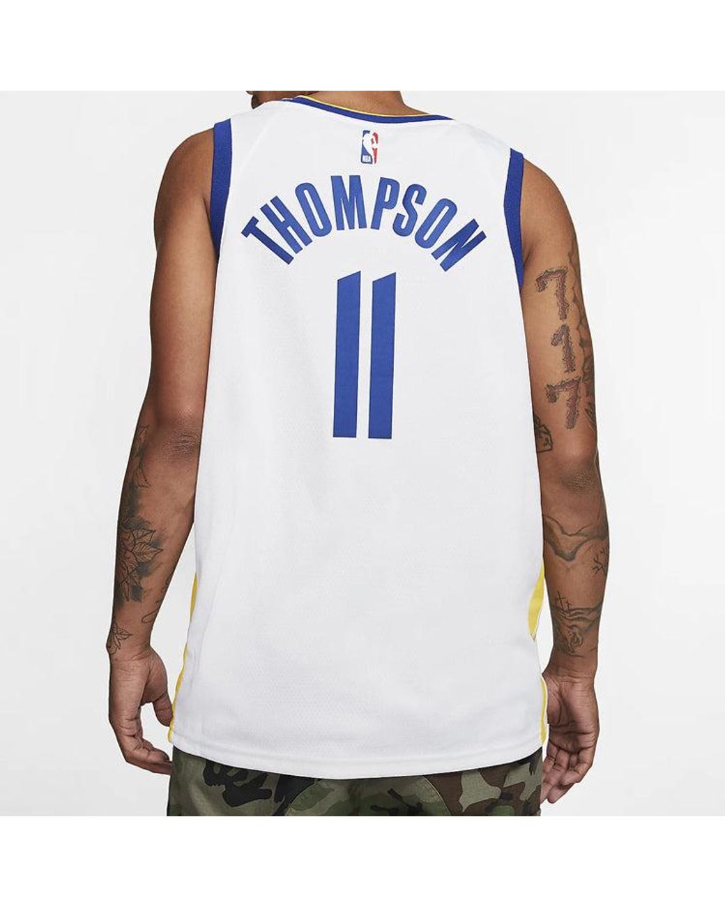 Nike Blue Golden State Warriors Association Edition Dri-Fit Nba Swingman Jersey for men