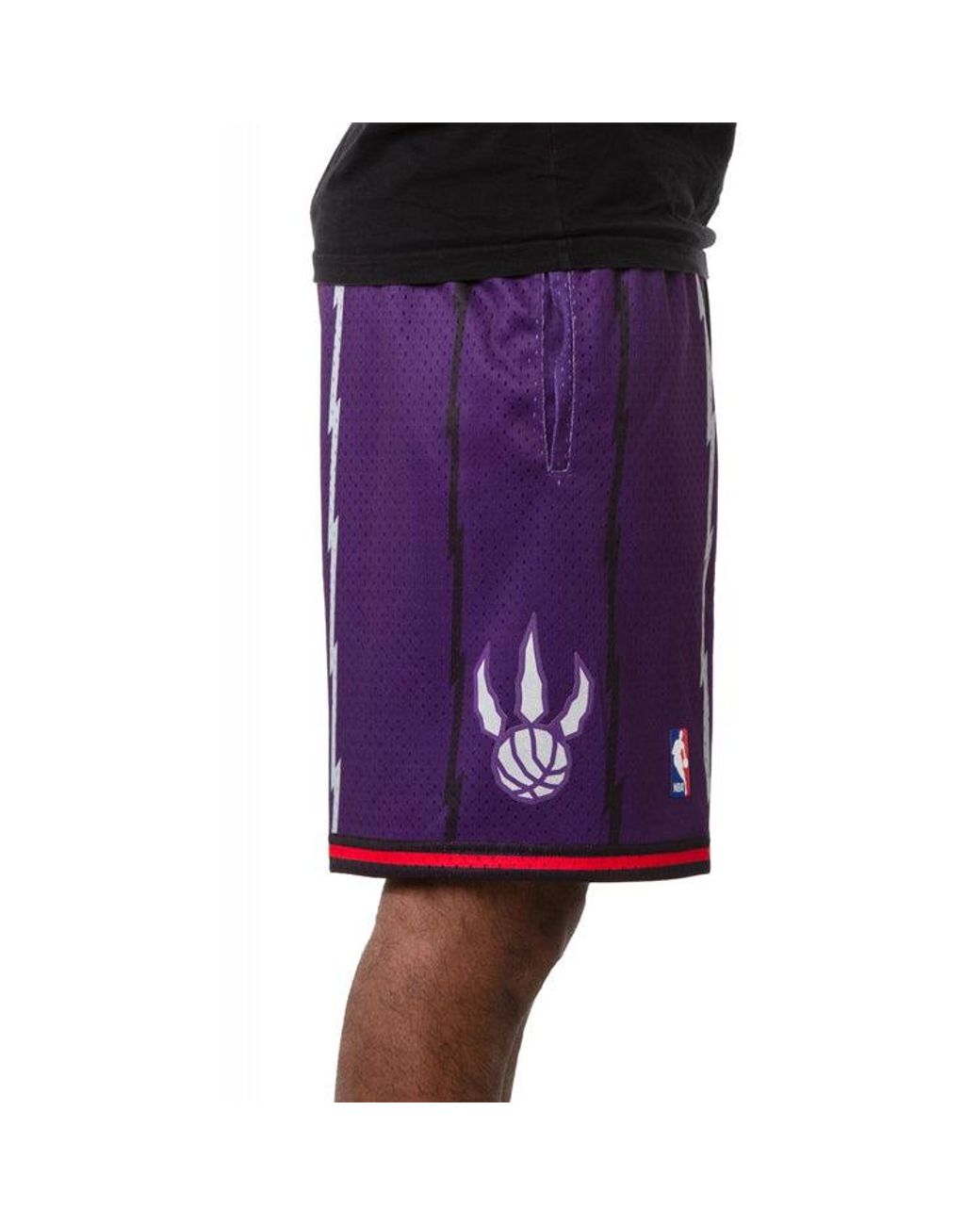 Mitchell & Ness Purple Nba Swingman Shorts Toronto Raptors Road 1998-99 'Dark' for men