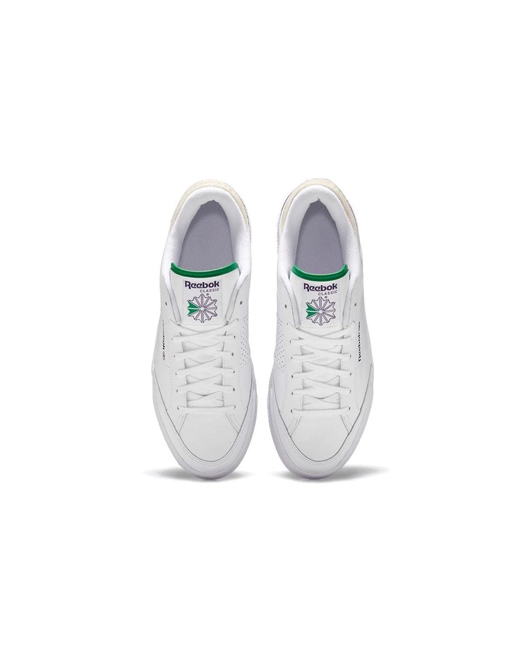 Reebok White Ad Court Skate Shoes for men