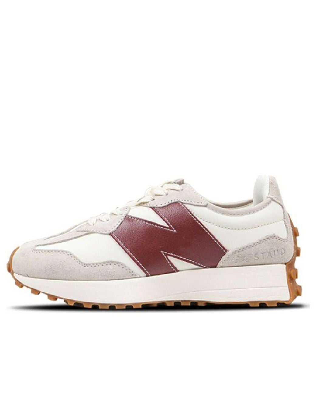 New Balance Pink (Wmns) Staud X 327 Burgundy'