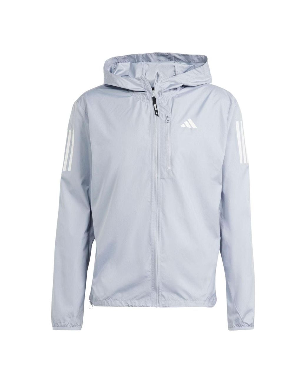 Adidas Blue Own The Run Jacket Asia Sizing for men
