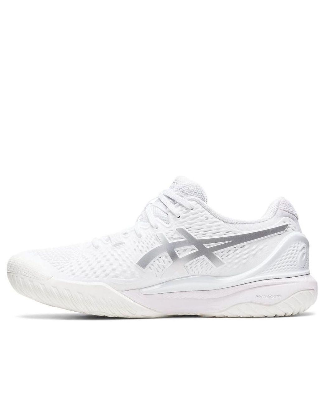 Asics White (Wmns) Gel-Resolution 9 Wide Pure'