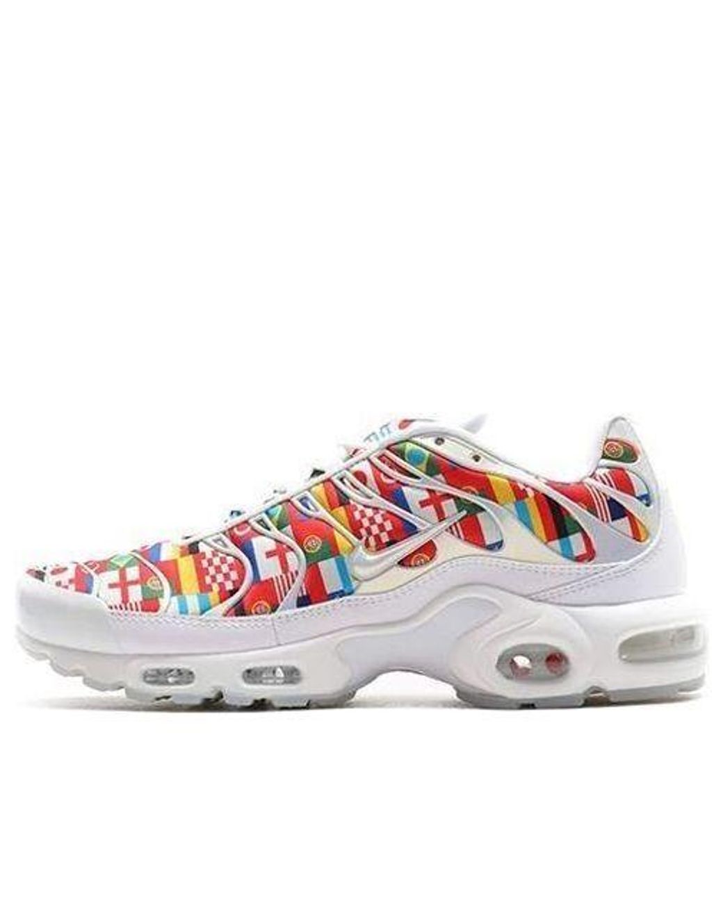 Nike White Air Max Plus 'International Flag' for men