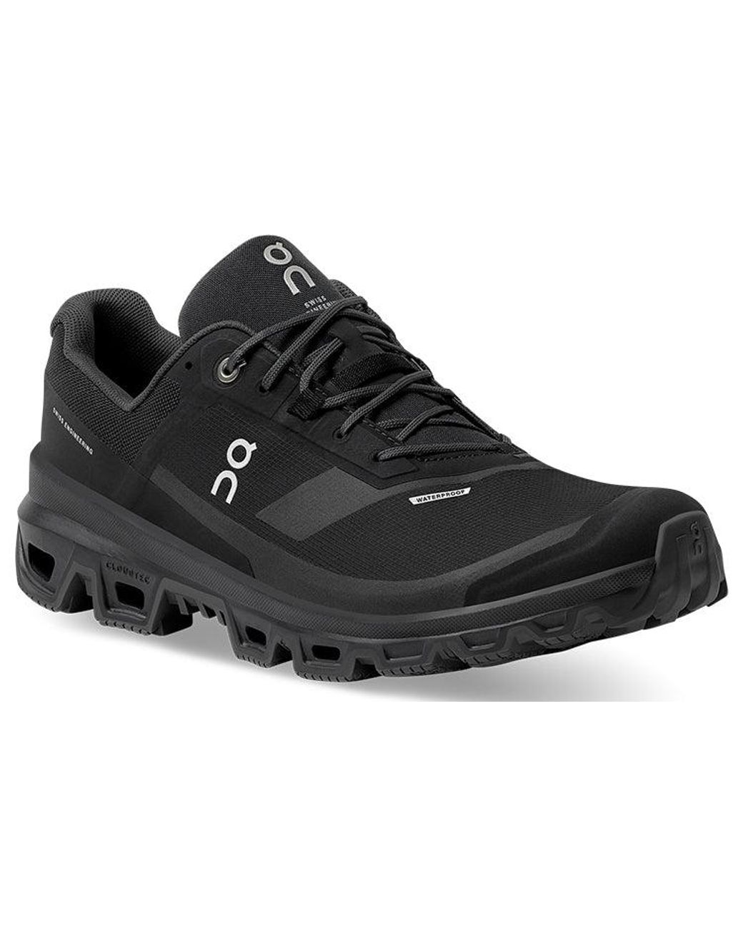 On Shoes Black Cloudventure Waterproof for men