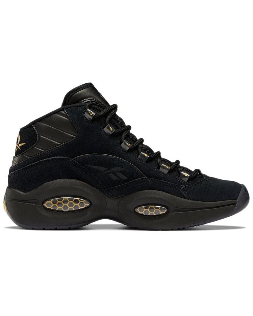 Reebok Black Question Mid Lux for men