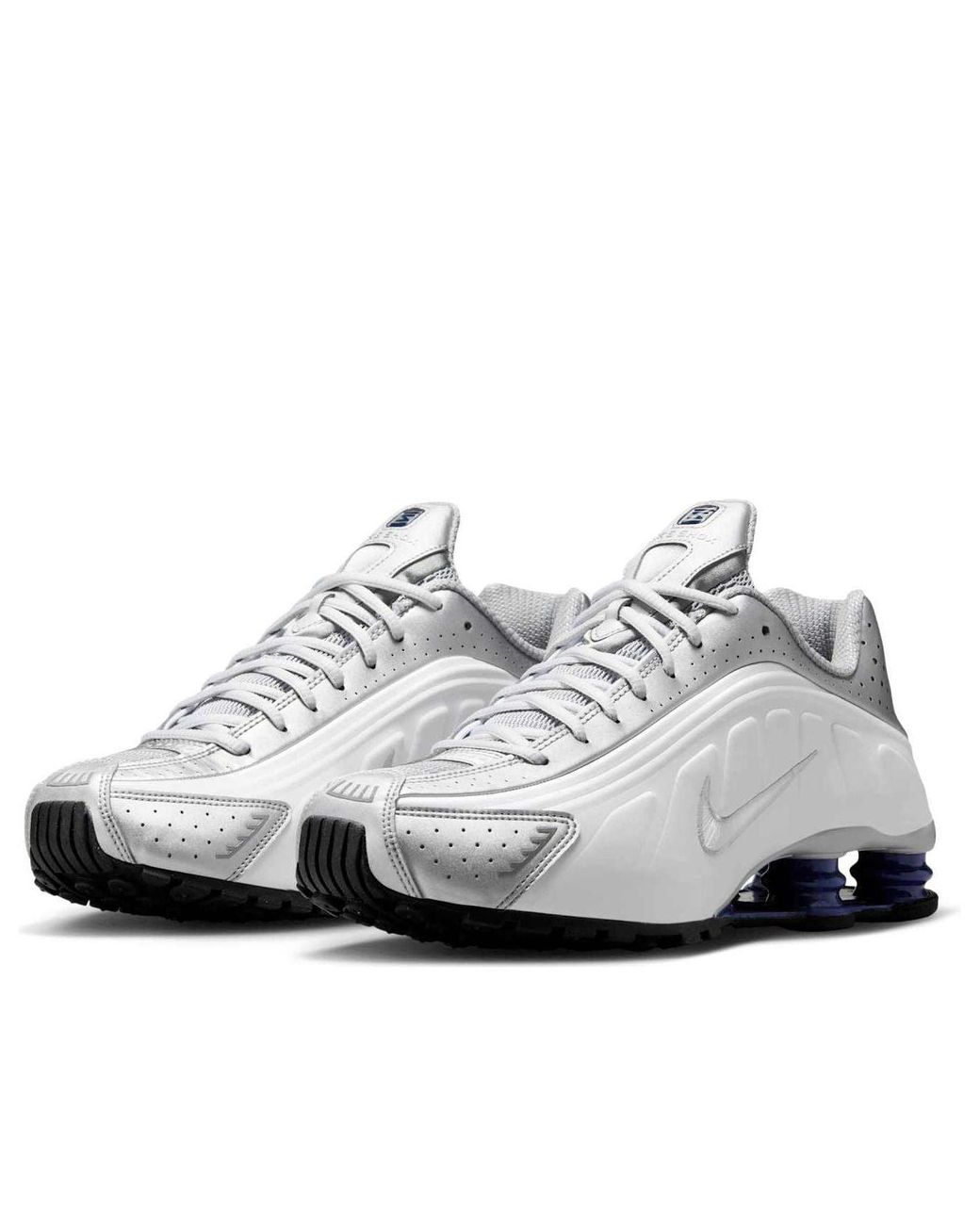 Nike White Shox R4 'Metallic Royal' for men