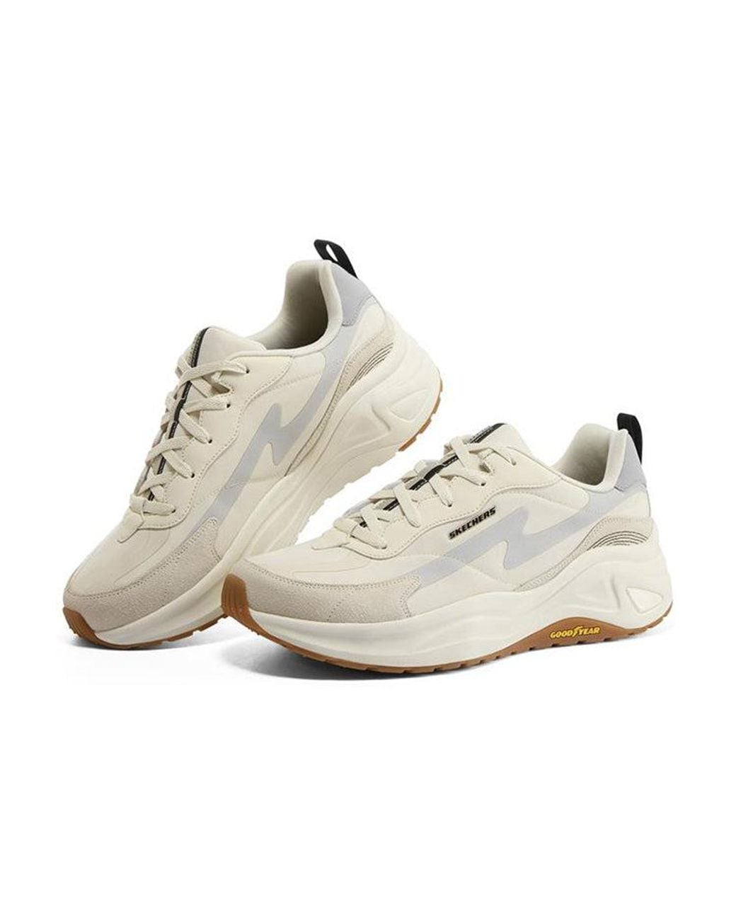 Skechers White Dlites Shoes for men