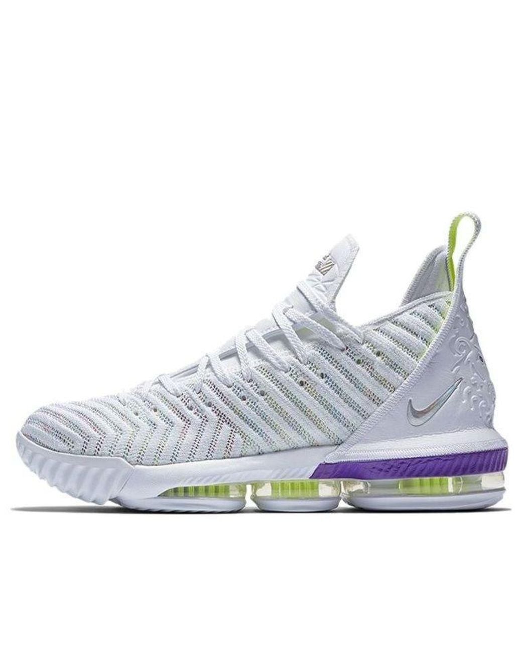 lebron 16 grey and blue