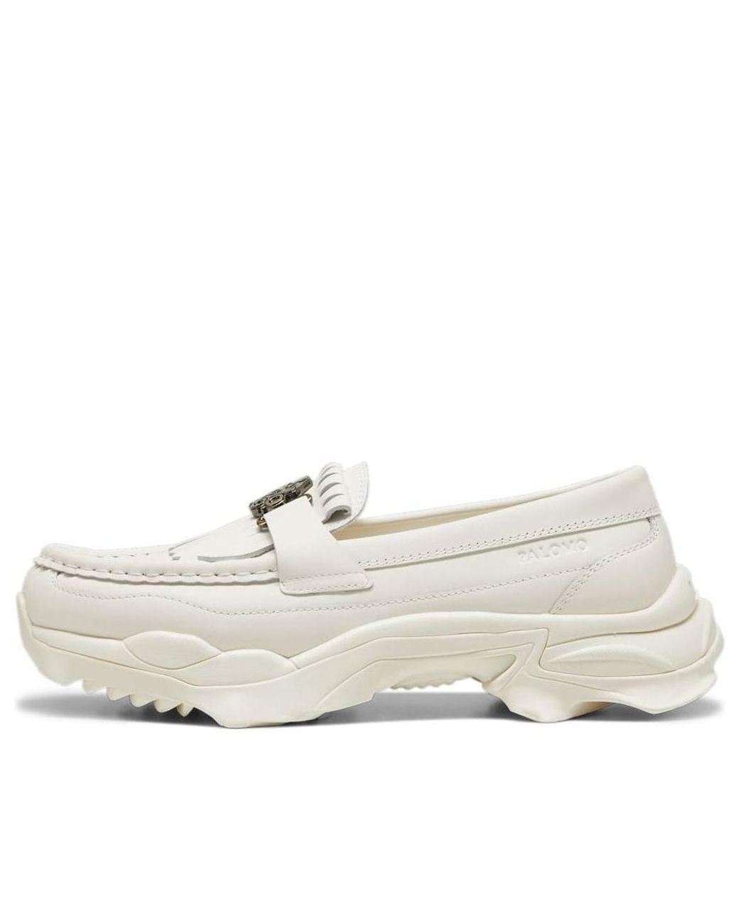 PUMA White X Palomo Nitefox Loafers 'Frosted Ivory' for men