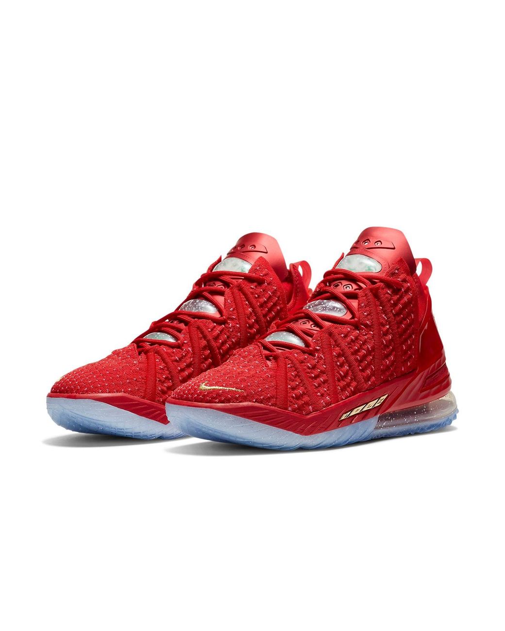 Nike Red Lebron 18 'X-Mas for men