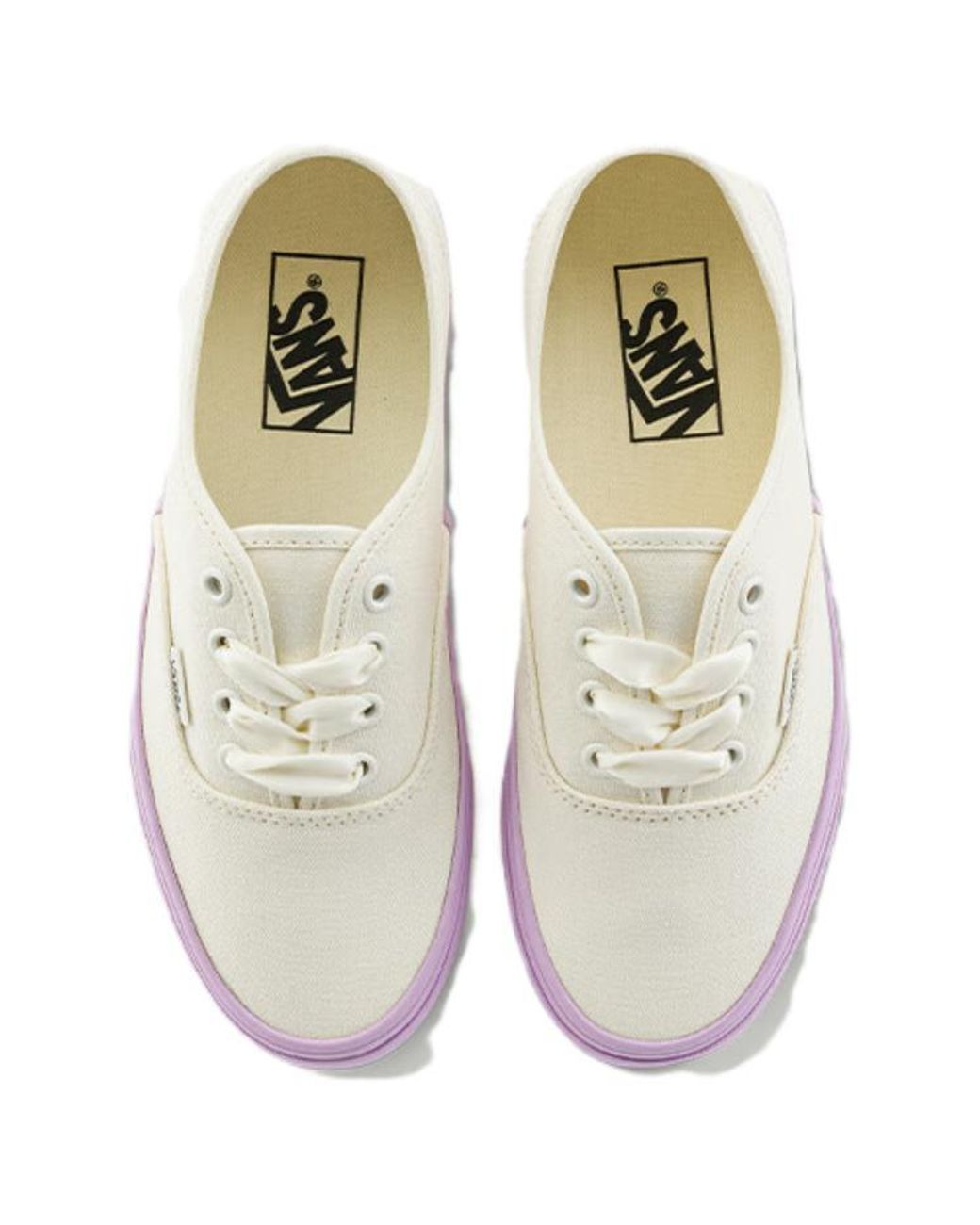 Vans Pink Authentic Canvas Shoes 'Canvas Marshmallow' for men