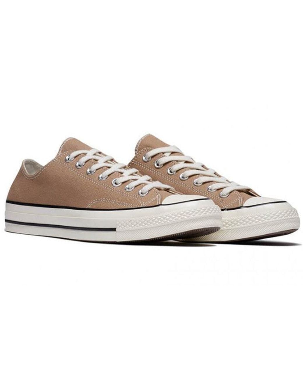 Converse Brown Chuck 70 Ox Low Tops Retro Skateboarding Shoes for men
