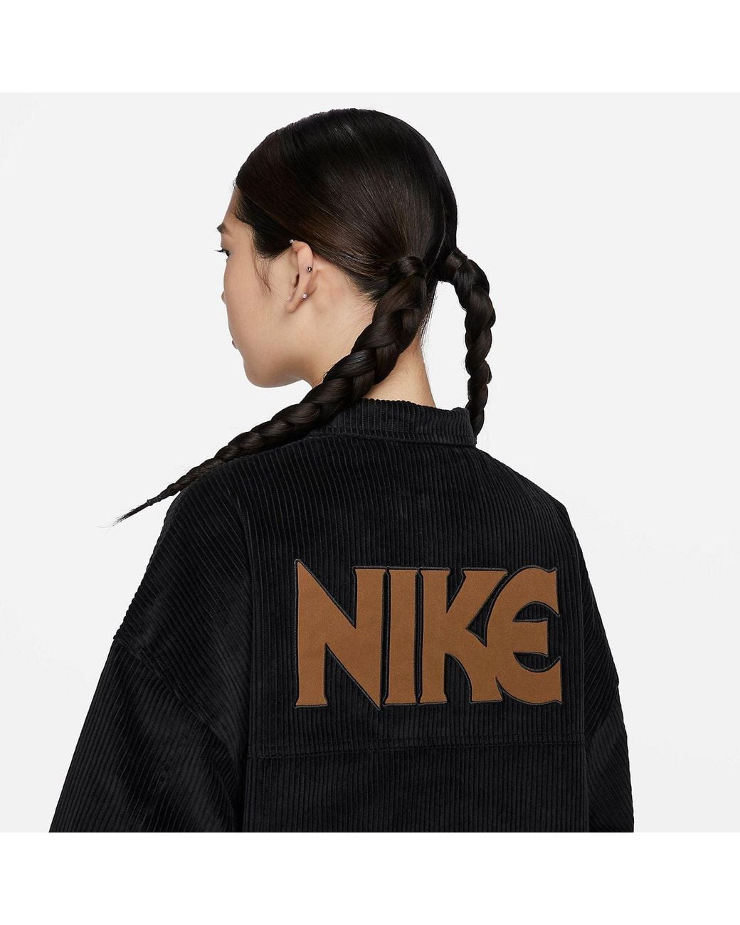 Nike Black (Wmns) Sportswear Corduroy Jacket