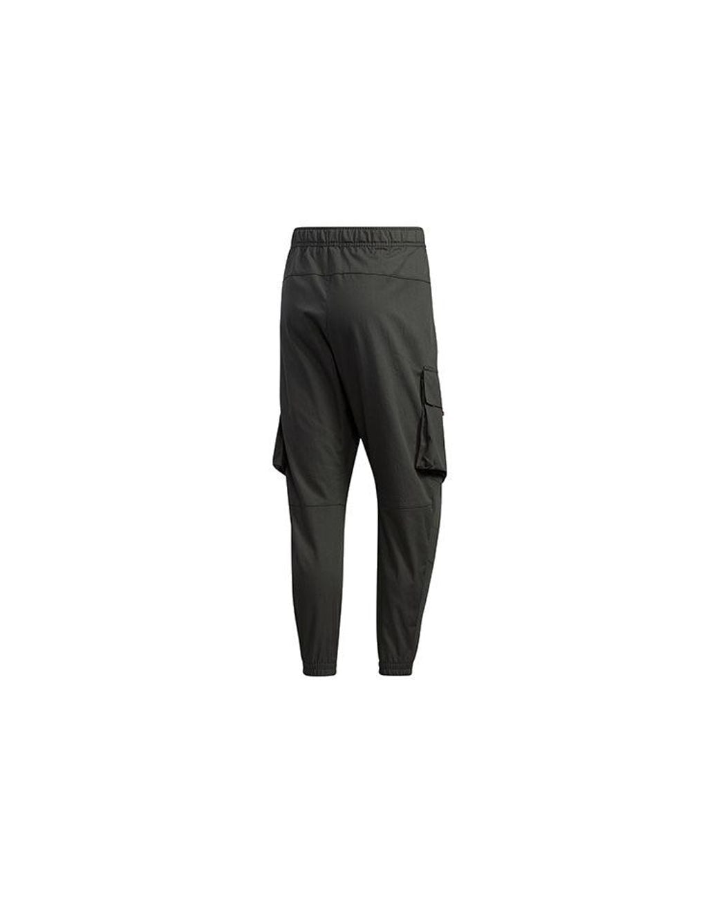 Adidas Black Th Pnt Cargo Pocket Woven Bundle Feet Casual Long Pants for men