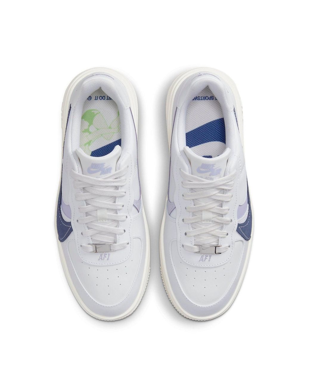 Nike Blue (Wmns) Air Force 1 Plt.Af.Orm 'Summit Oxygen'