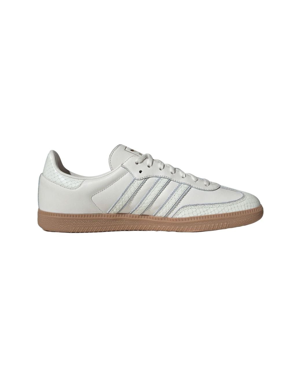 Adidas White Samba 'Core Snakeskin' for men