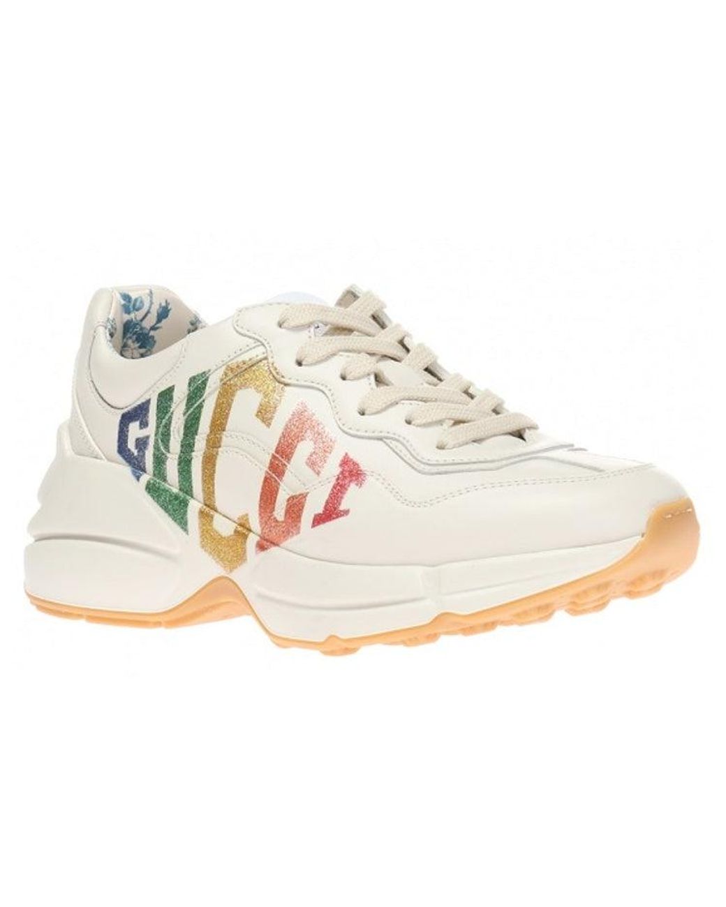 Gucci White (Wmns) Rhyton 'Glitter'