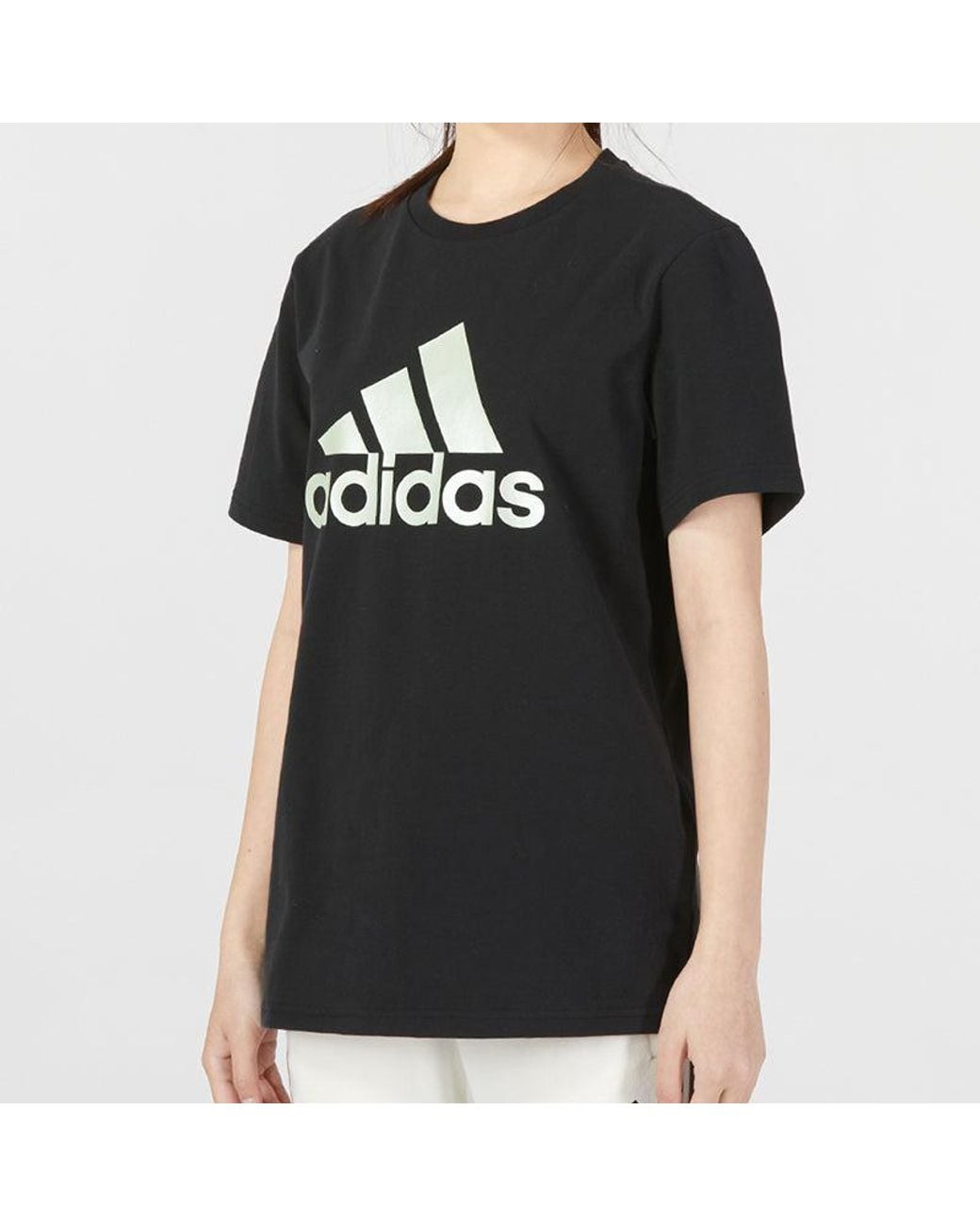 Adidas Black (Wmns) Must Haves Badge Of Sport T-Shirt Asia Sizing
