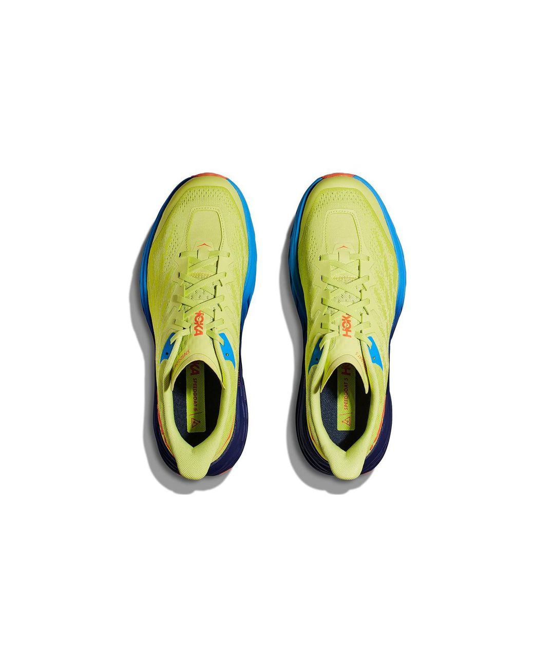 Hoka One One Blue Speedgoat 5 'Citrus Glow Evening Primrose' for men