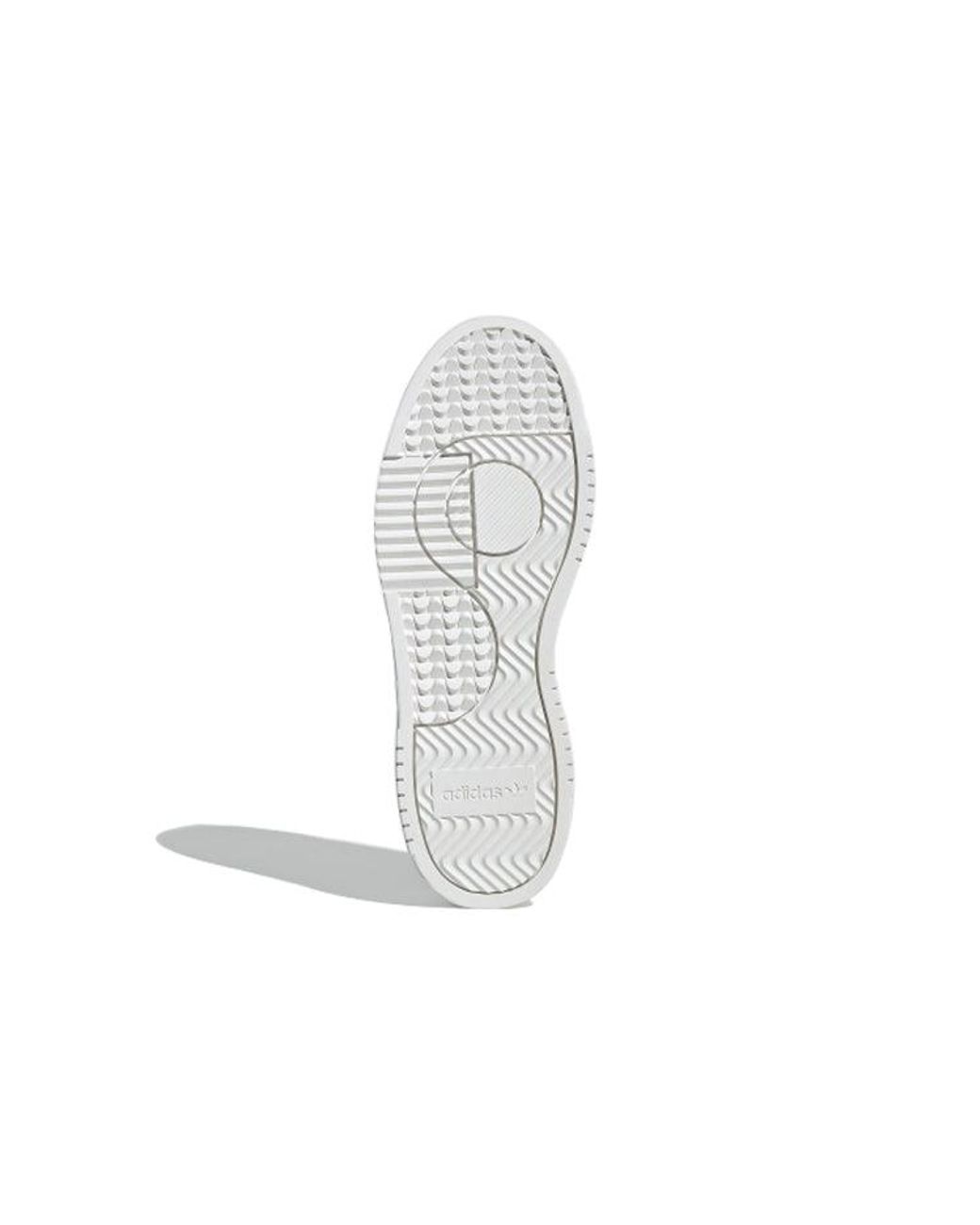 Adidas White Supercourt Scarlet' for men