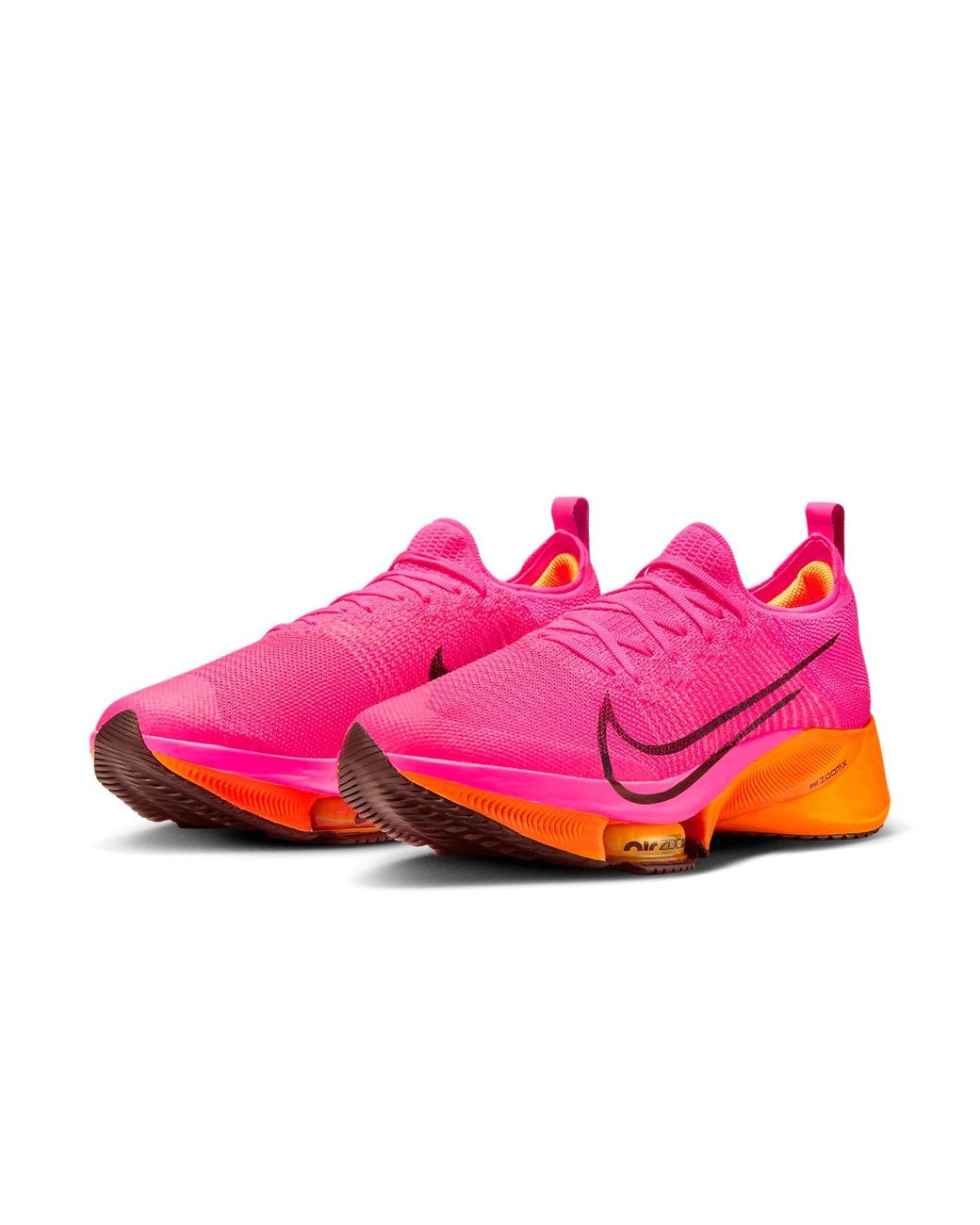 Nike Pink Air Zoom Tempo Next% Flyknit 'Hyper' for men