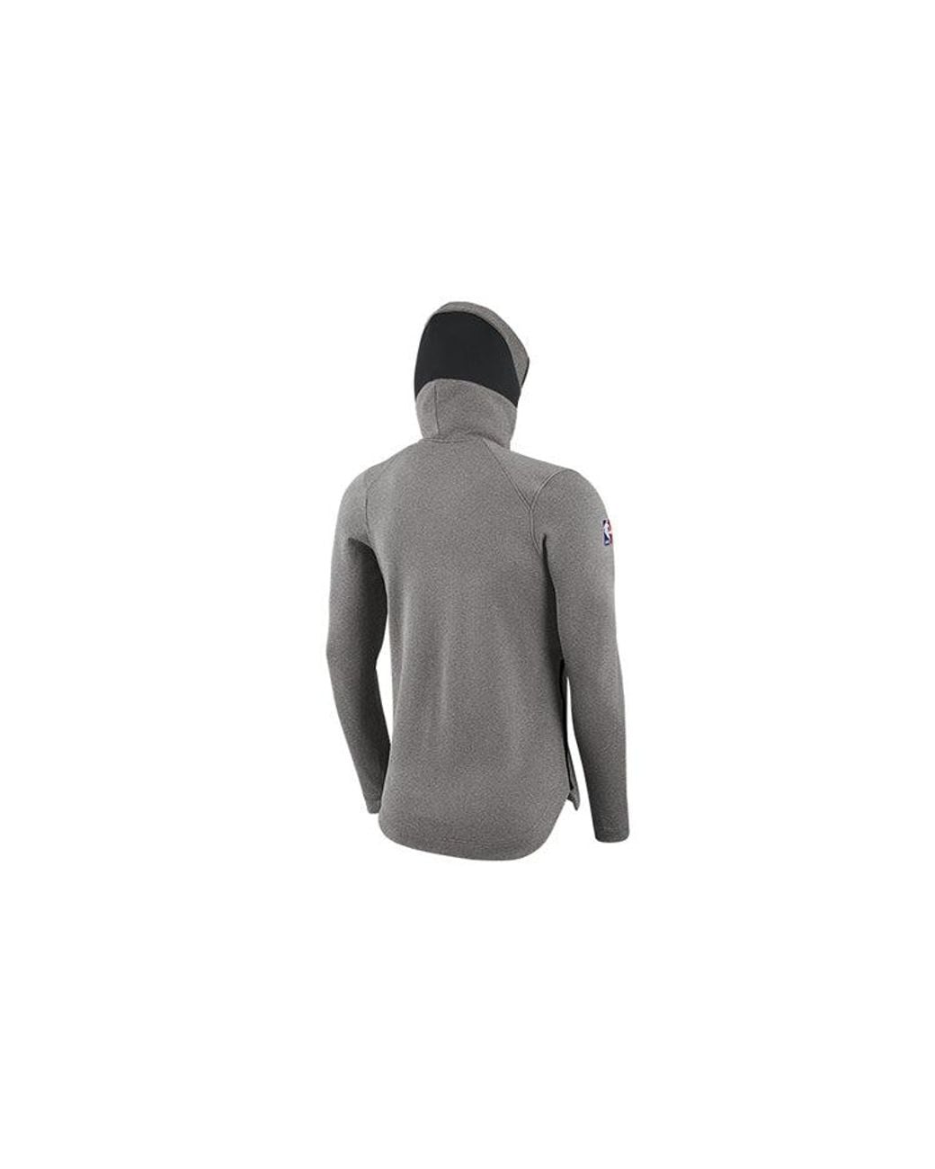 Nike Gray Warriors Showtime Sports Logo Casual Jacket Cardigan for men