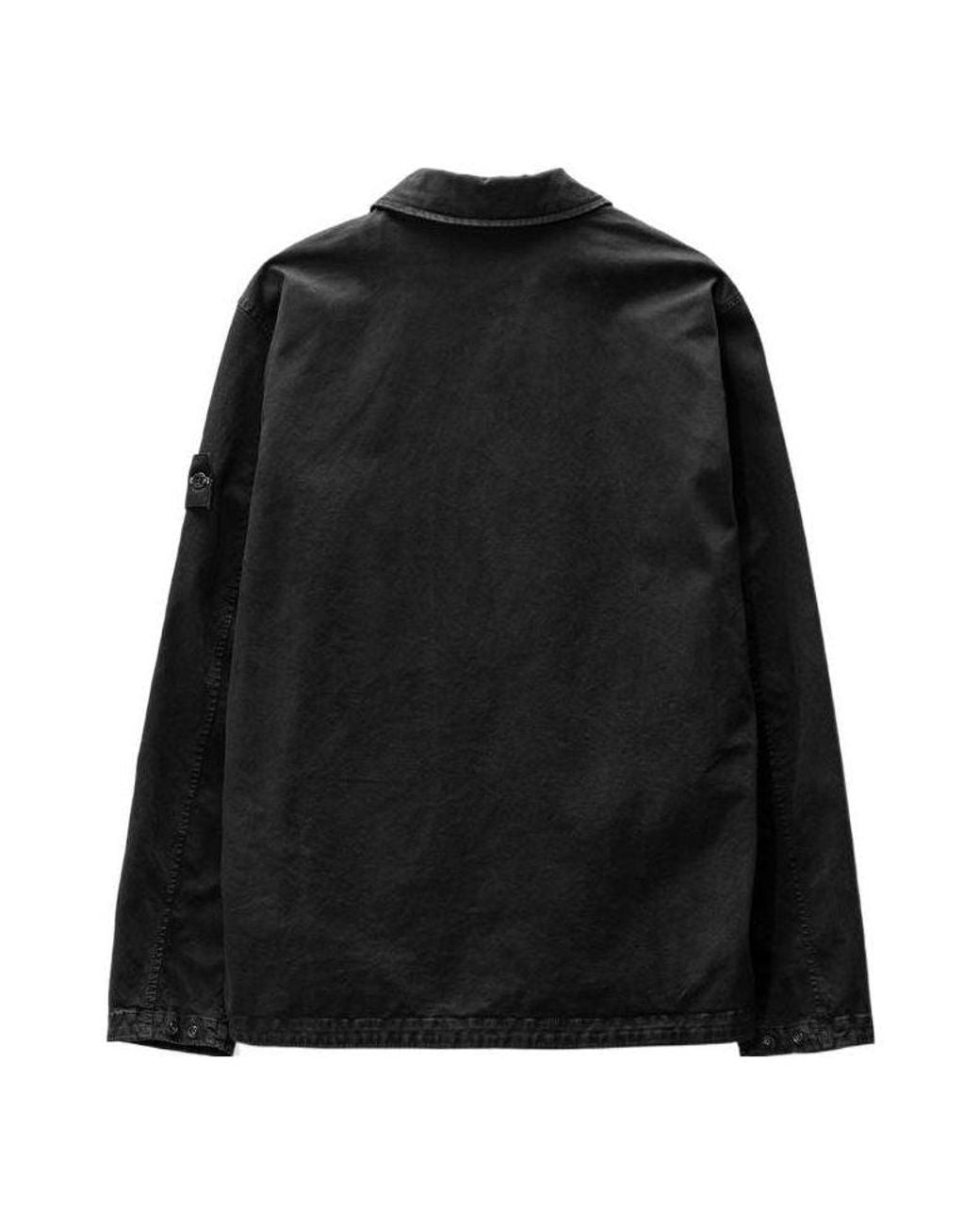 Stone Island Black Overshirt for men
