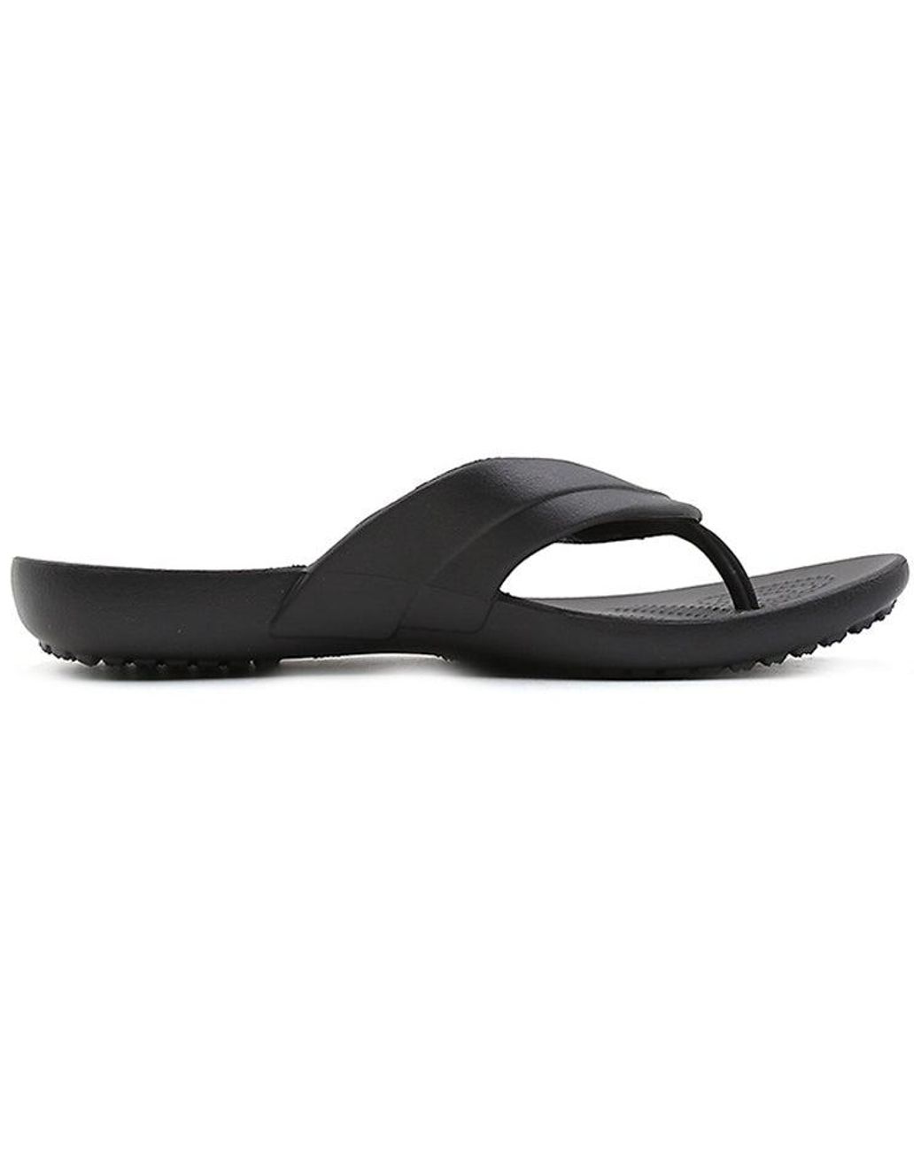 CROCSTM Black (Wmns) Kadee Cozy Non-Slip Flip-Flops