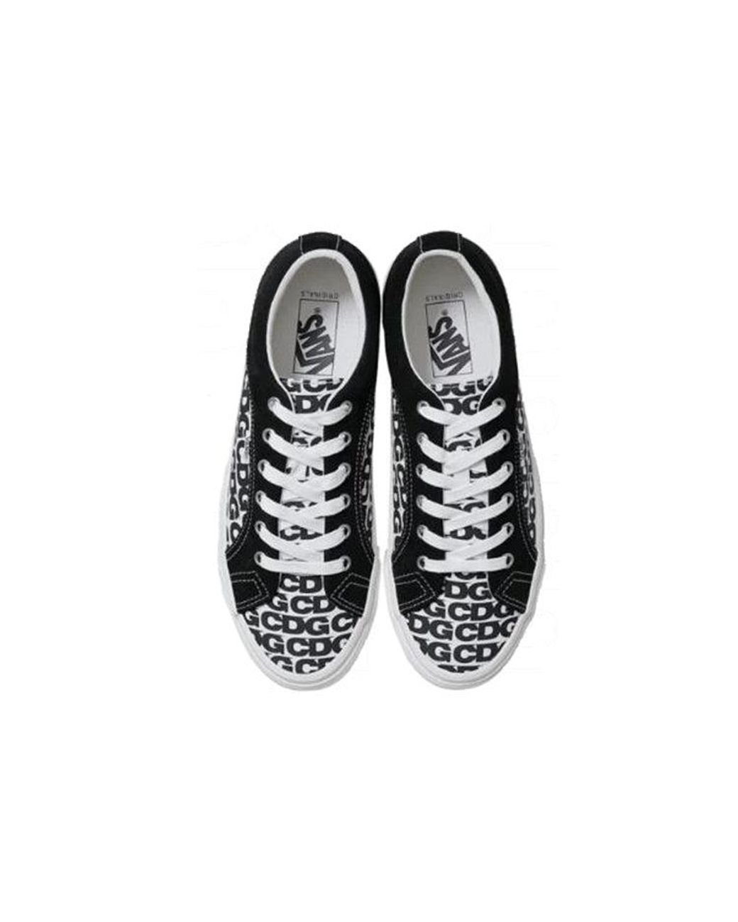 Vans Black Comme Des Garcons X Lampin 'Cdg Print' for men