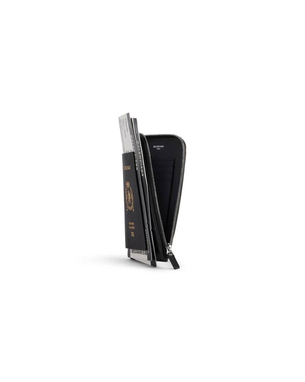 Balenciaga Black Passport Phone Holder 7877332Aa3R1000 for men