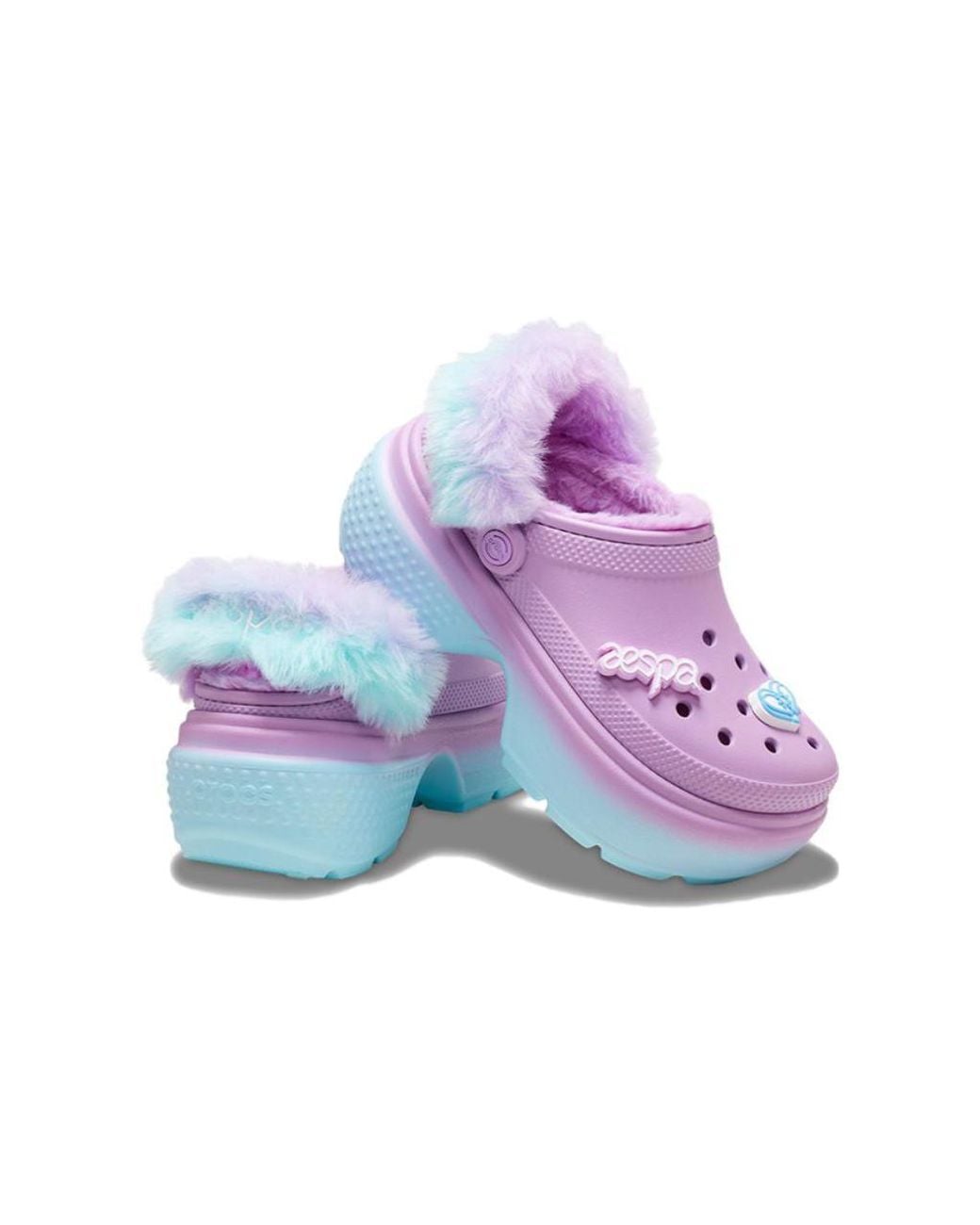 CROCSTM Purple X Aespa Clogs 'Lilac'