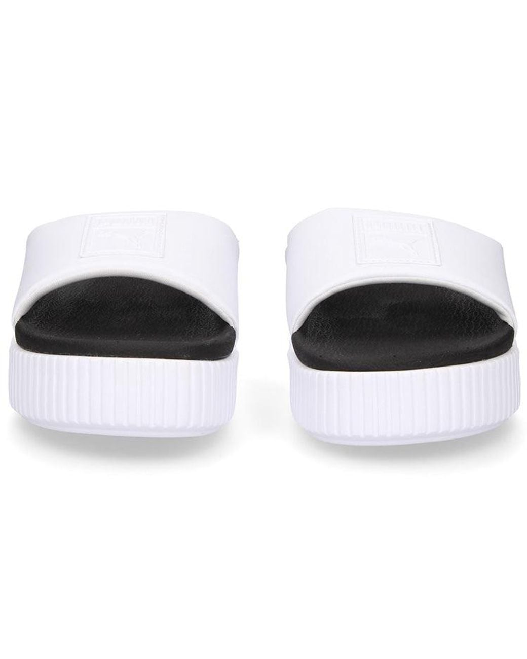 PUMA White (Wmns) Platform Slide Bold Sd