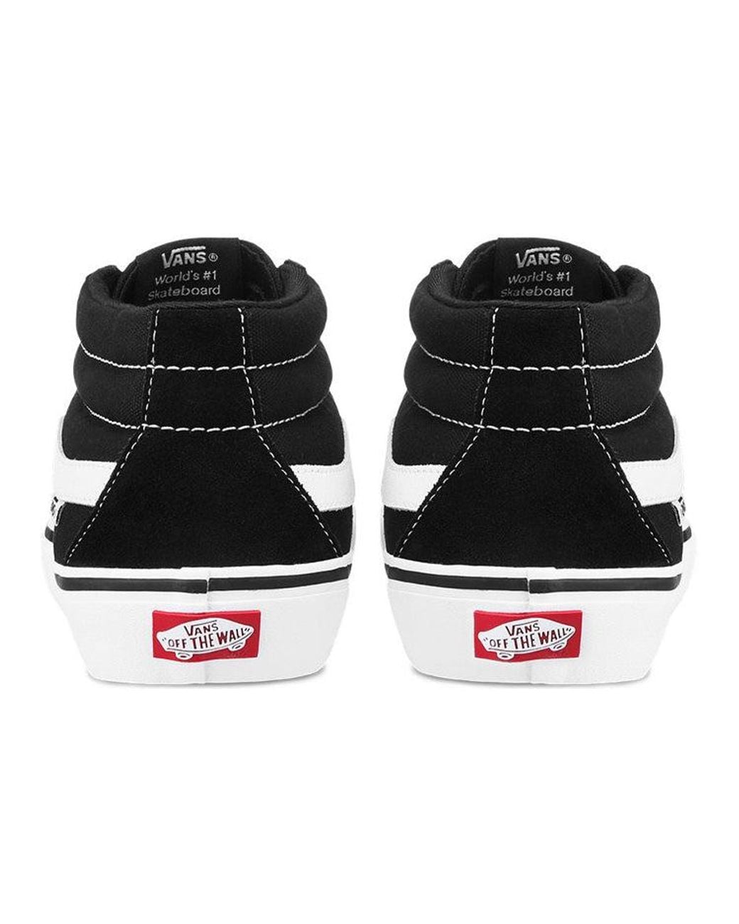 Vans Black Sk8-Mid Pro for men