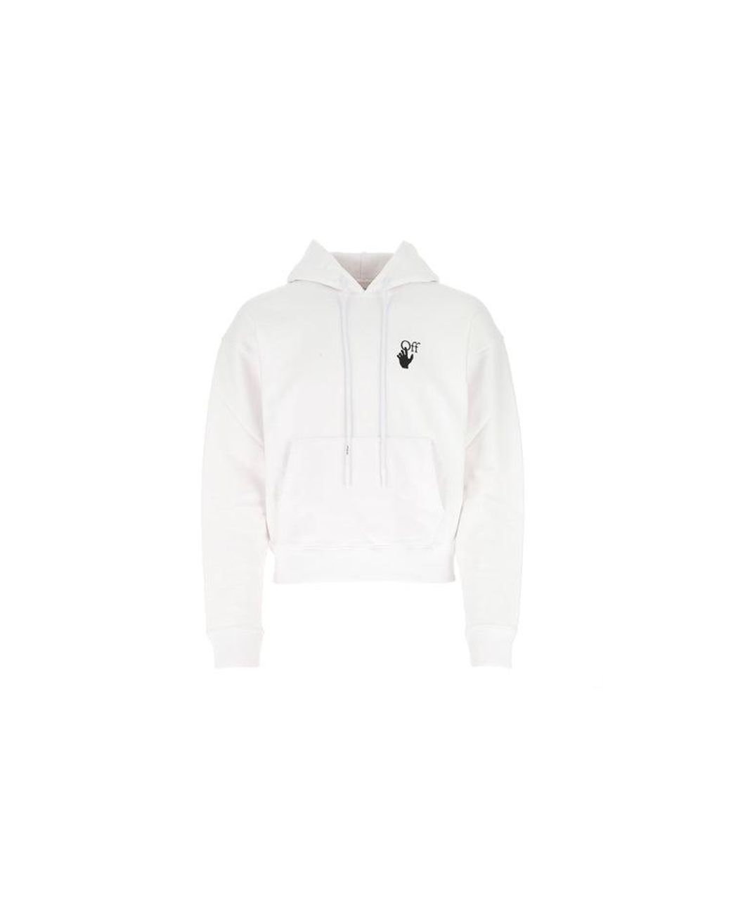 Off-White c/o Virgil Abloh White Pullovers Long Sleeve Cotton Logo Sweatshirt for men
