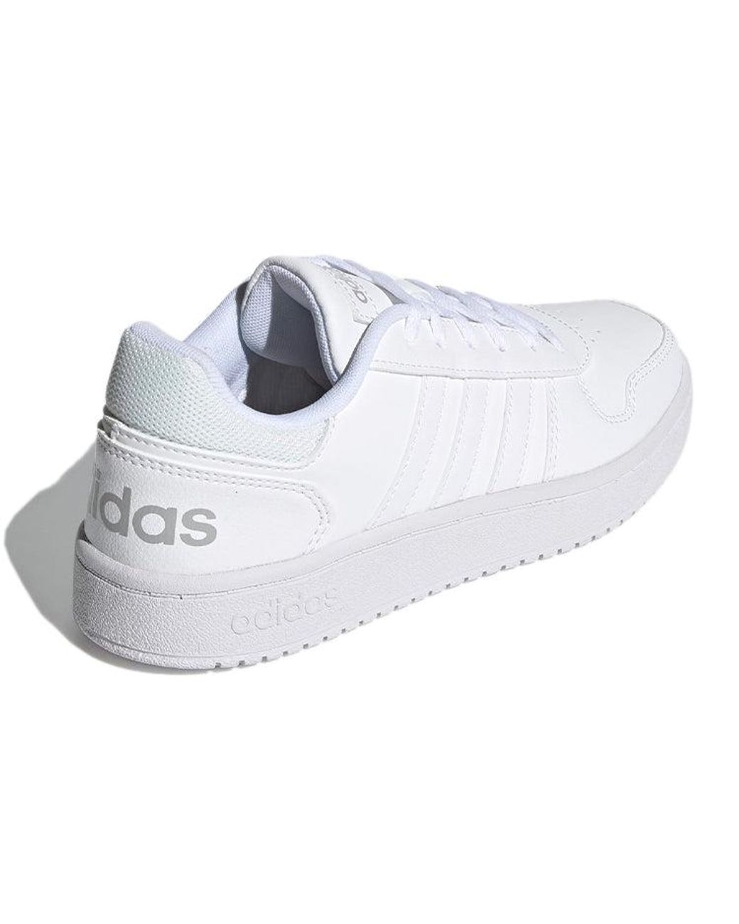 Adidas White (Wmns) Hoops 2.0 'Cloud'