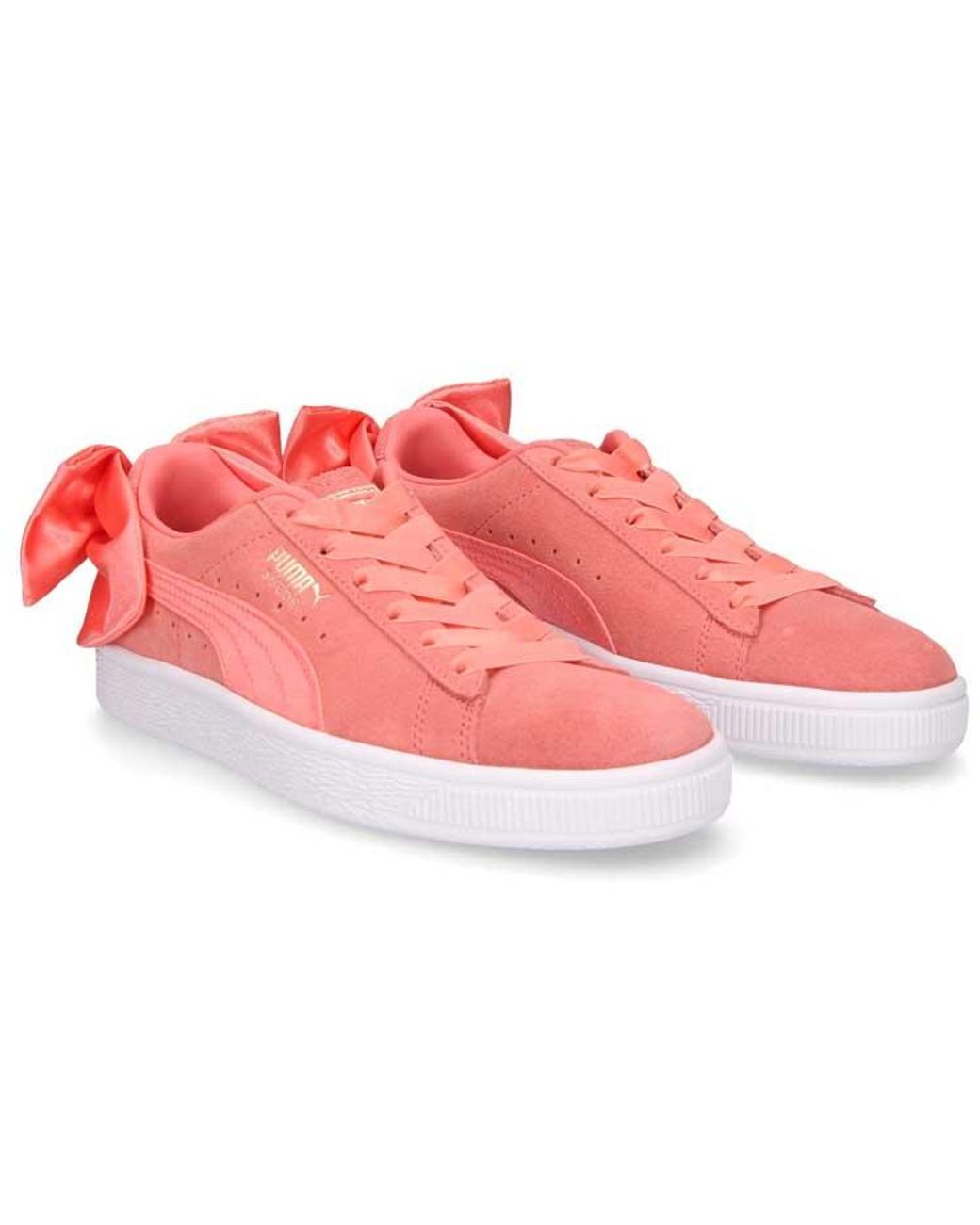 PUMA Pink (Wmns) Suede Bow 'Shell'