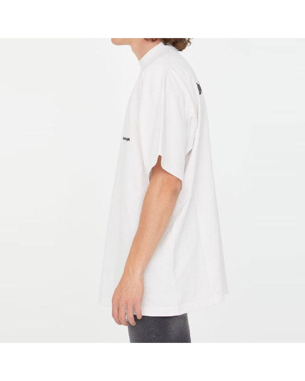 国内発送☆BALENCIAGA☆Oversized T-Shirt/WHITE イーベイ 9ba15cdb2f9687aaaef9ea2cf2317c
