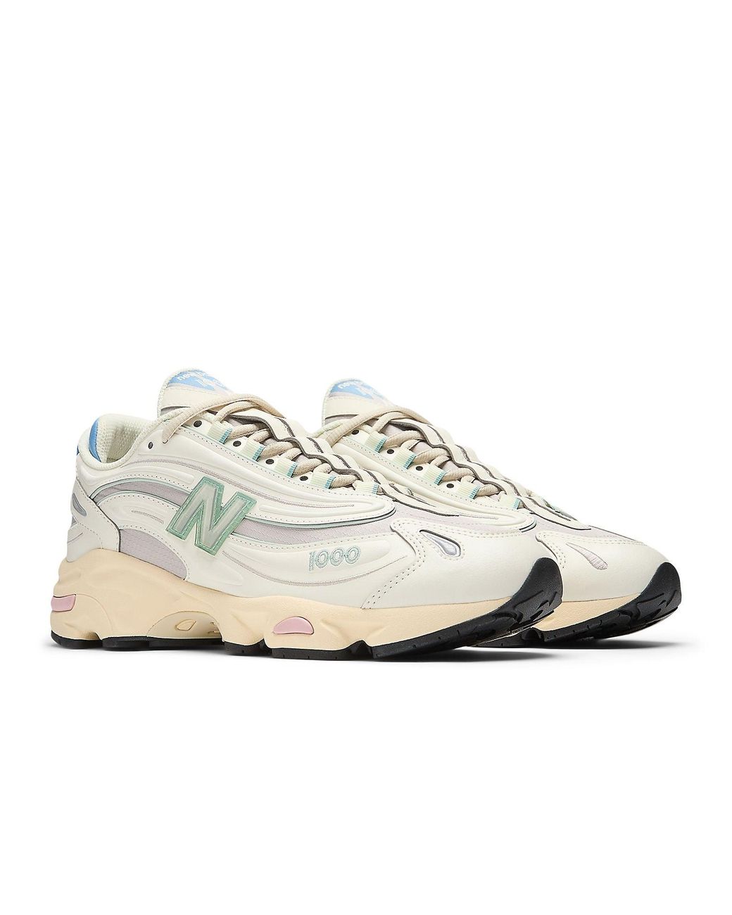 New Balance White 1000 Sneakers for men