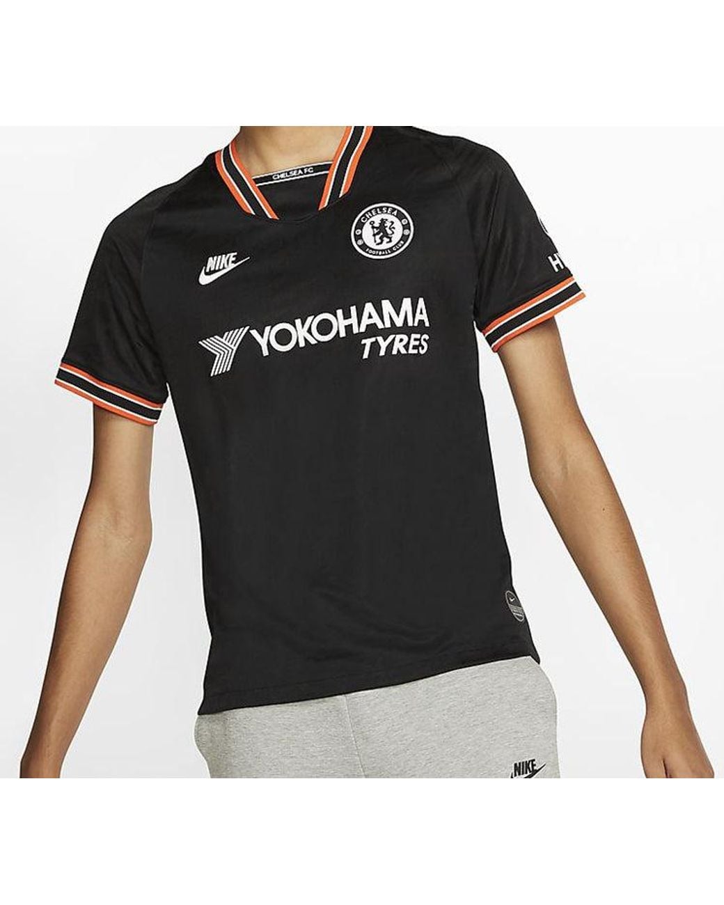 Nike Black Chelsea Fc 19/20 Stadium Third Jersey for men