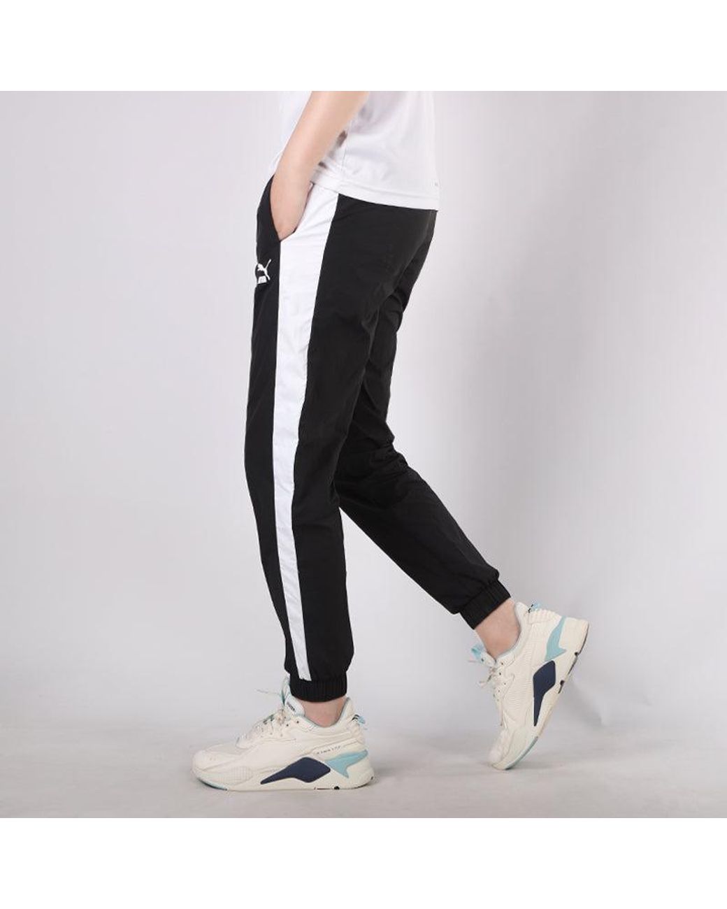 PUMA Blue Iconic T7 Track Pants for men