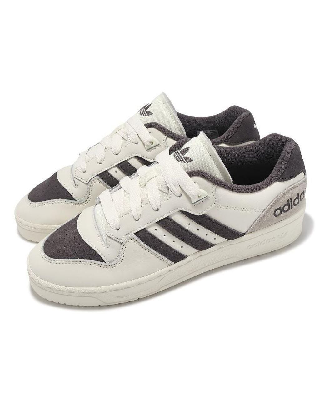 Adidas White Rivalry Low 'Ivory Charcoal' for men