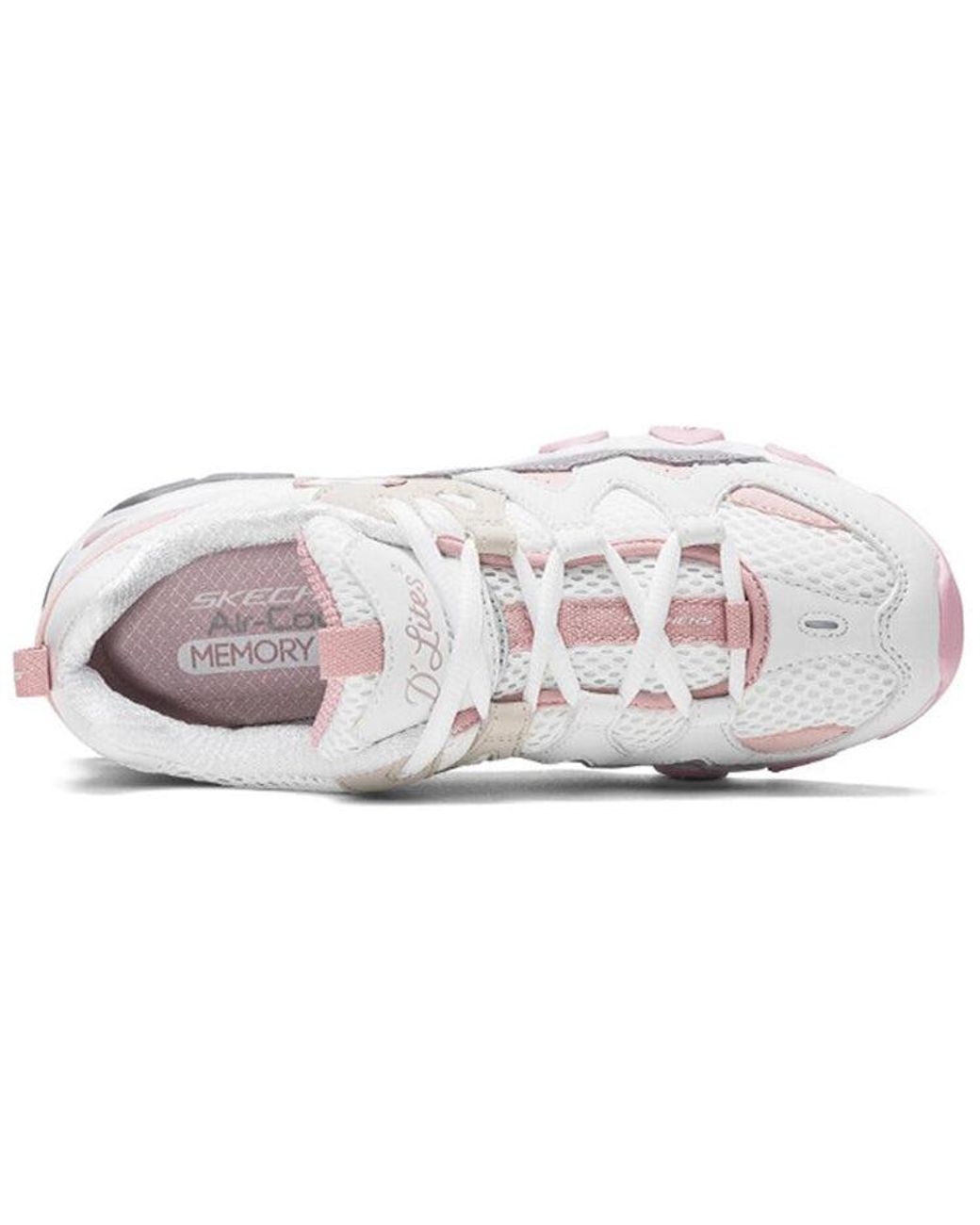 Skechers White (Wmns) D'Lites 2.0 Shoes