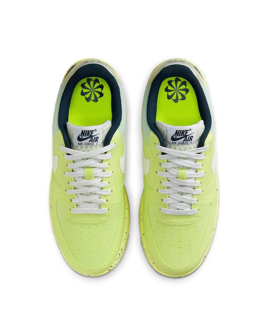 Nike Green Air Force 1 Crater 'Light Lemon Twist' for men